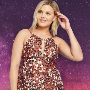 🆕Animal Print Tankini Top